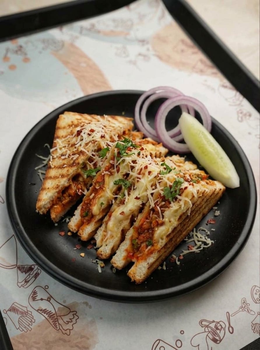 Cheese Schezwan Sandwich